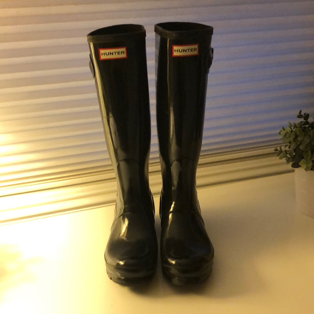 Hunter Tall Black Boots